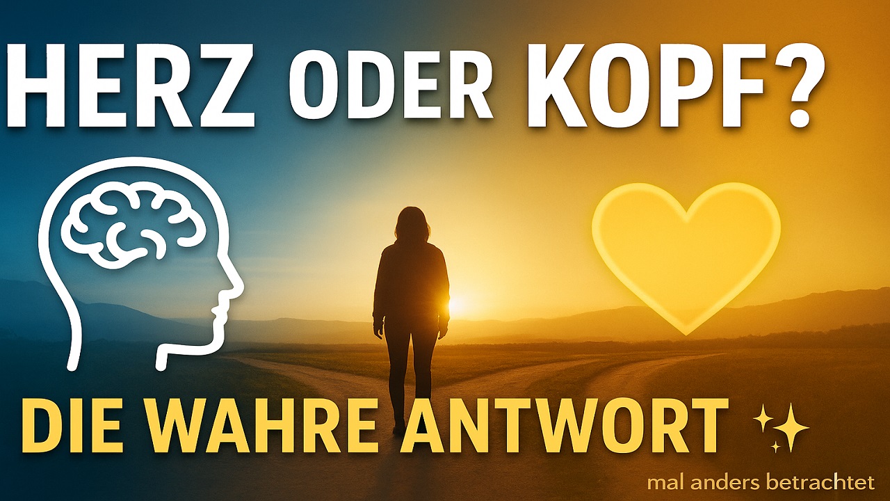 Herz oder Verstand Entscheidung,spirituelle Geschichte Mut,Folge deinem Herzen,innerer Weg finden,achtsam leben Inspiration
